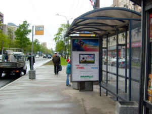 Размещение рекламной информации на остановках общественного транспорта в Москве и Московской области 